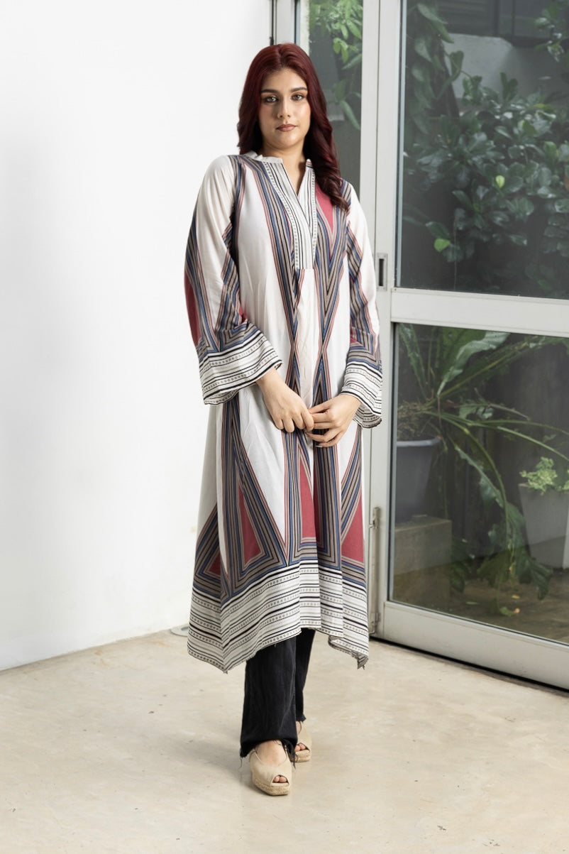 Aztec Printed Bohemian style long top