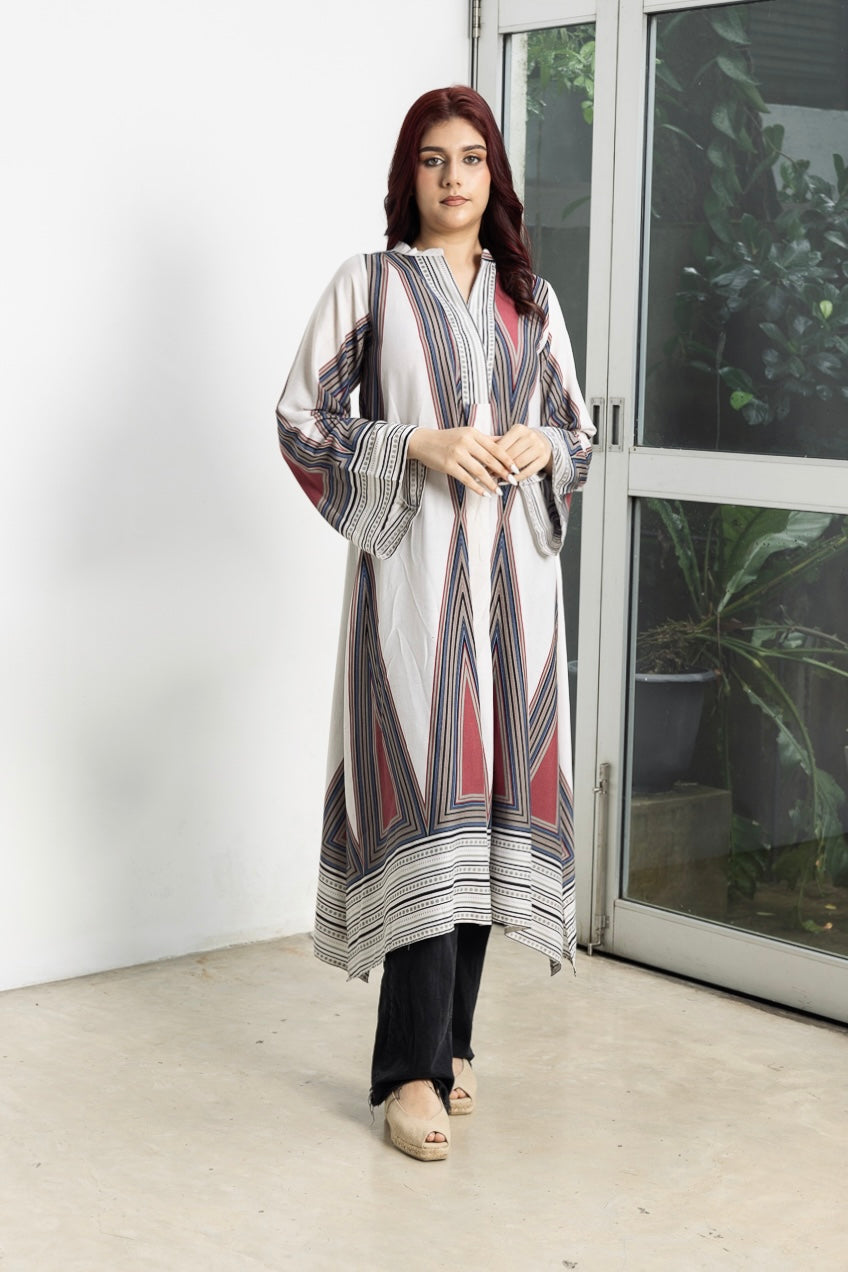 Aztec Printed Bohemian style long top