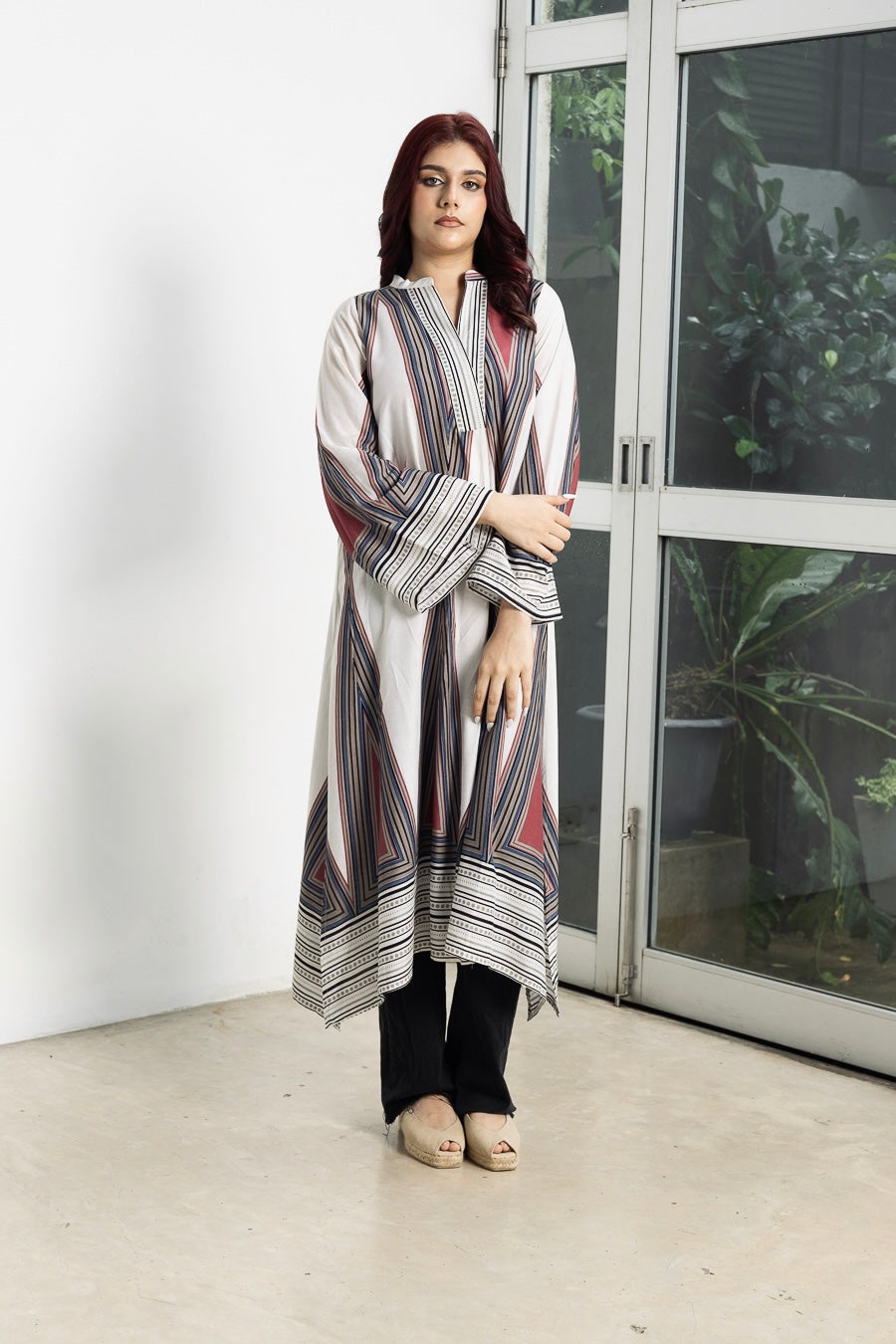 Aztec Printed Bohemian style long top