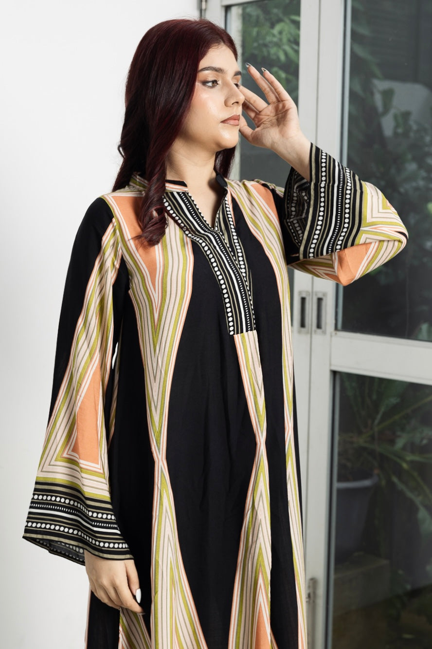 Aztec Printed Bohemian style long top