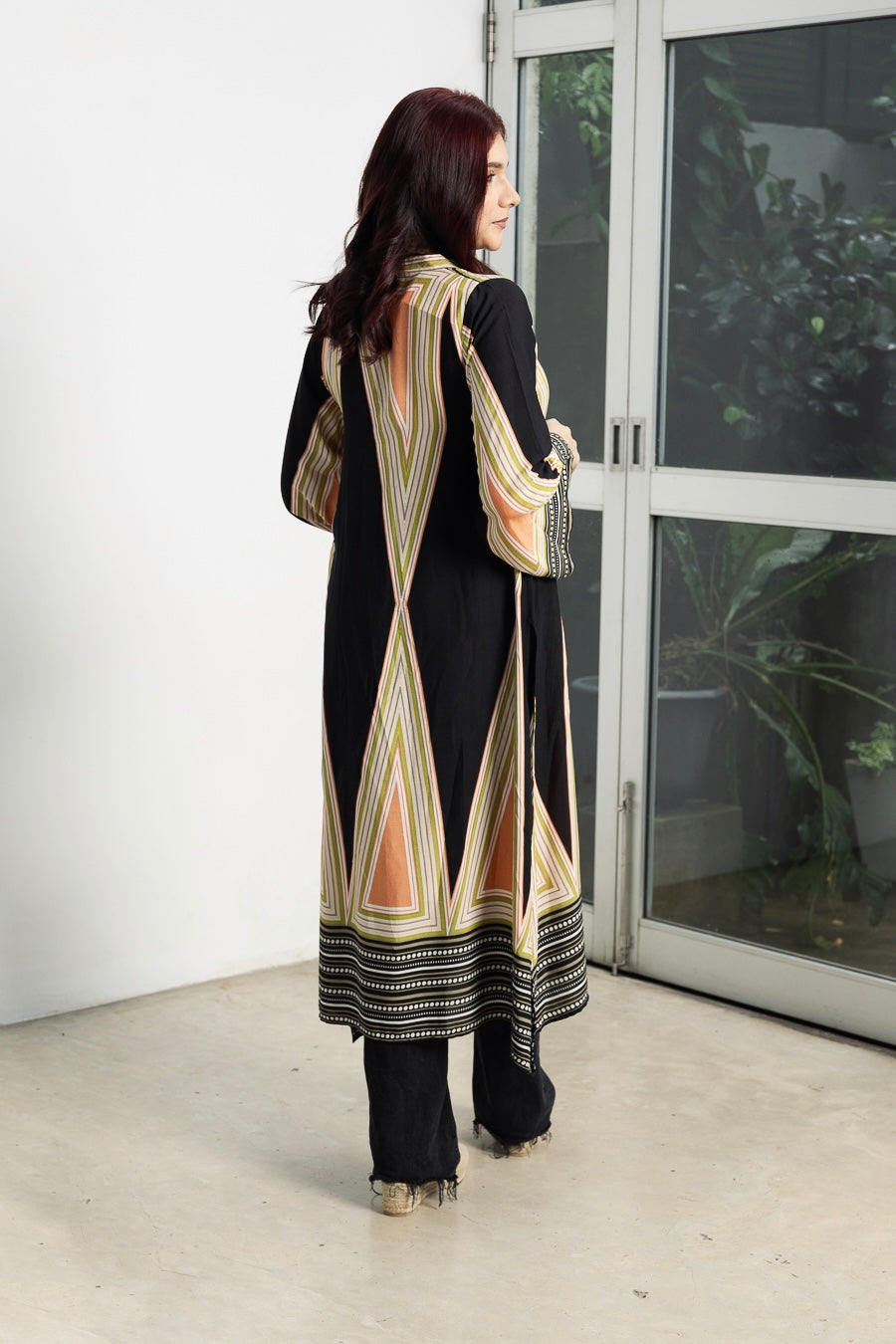 Aztec Printed Bohemian style long top