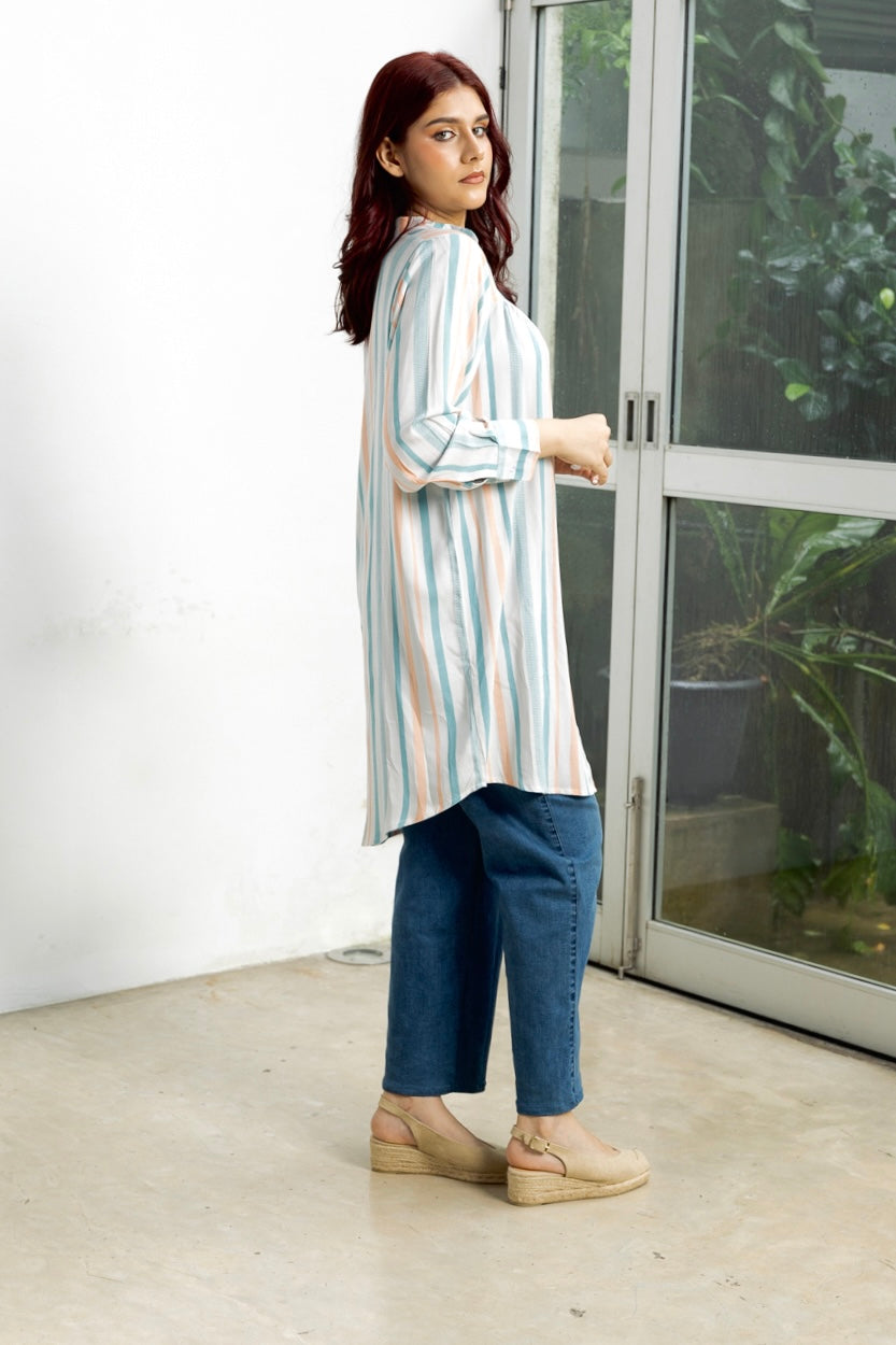Luna - Printed shirt top