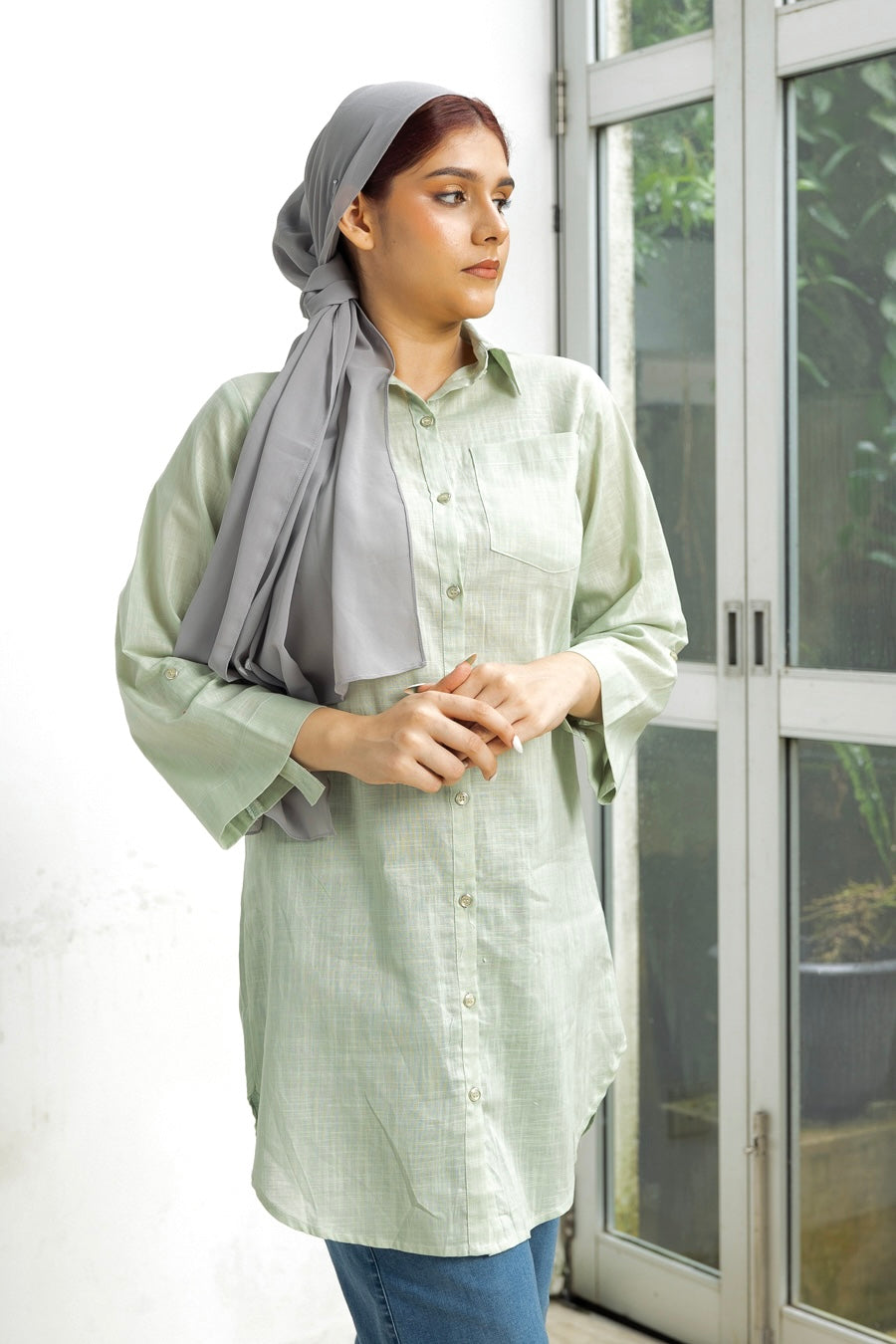 Pastel dreams breezy linen shirt tops