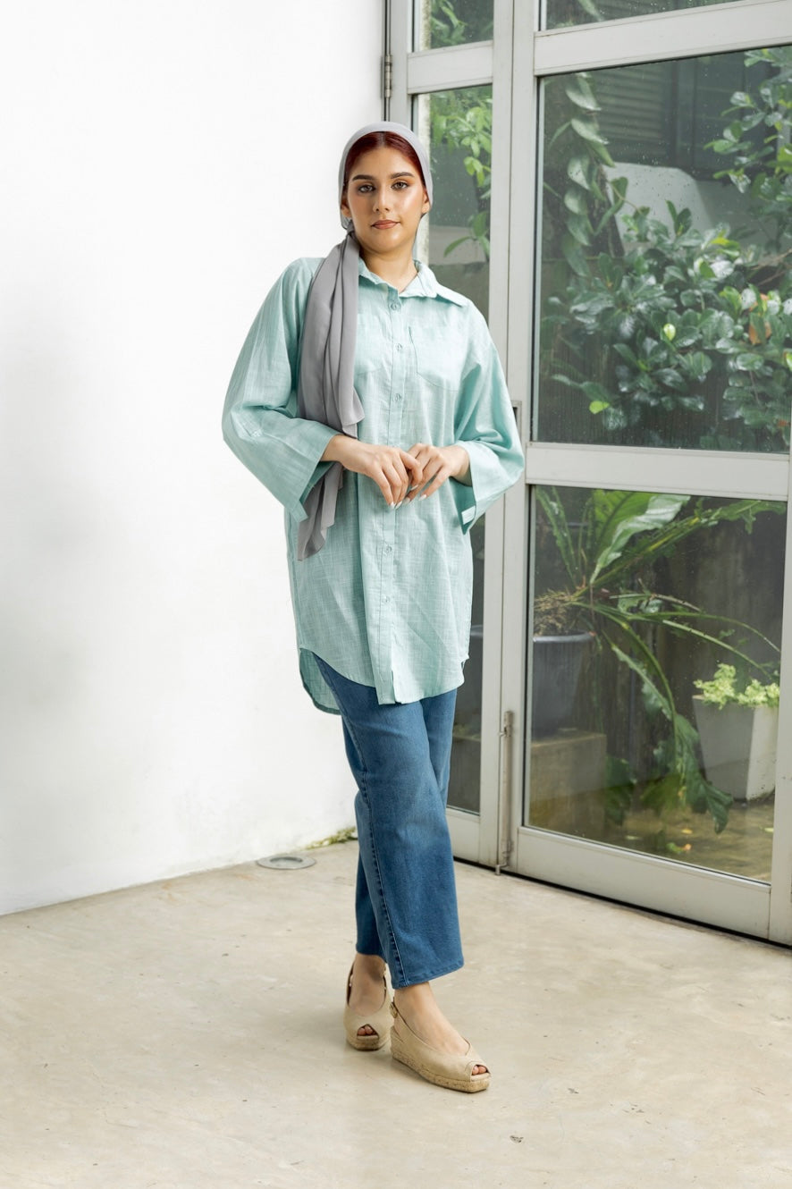 Pastel dreams breezy linen shirt tops