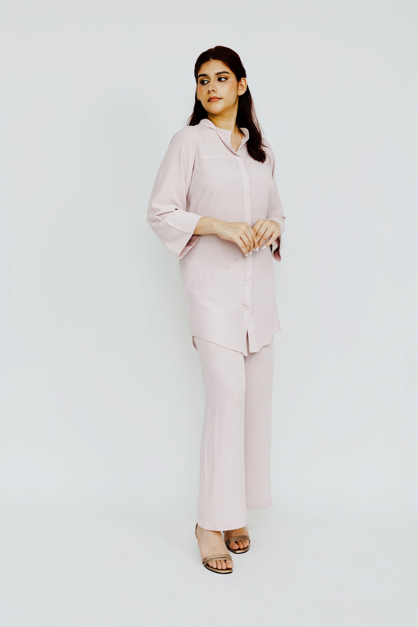 Two piece dusty pink Co-ord set