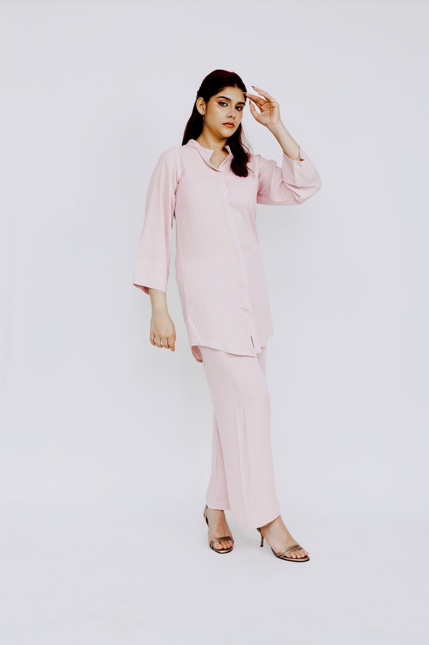 Two piece dusty pink Co-ord set