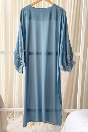 Partywear embroidered ,georgette long top
