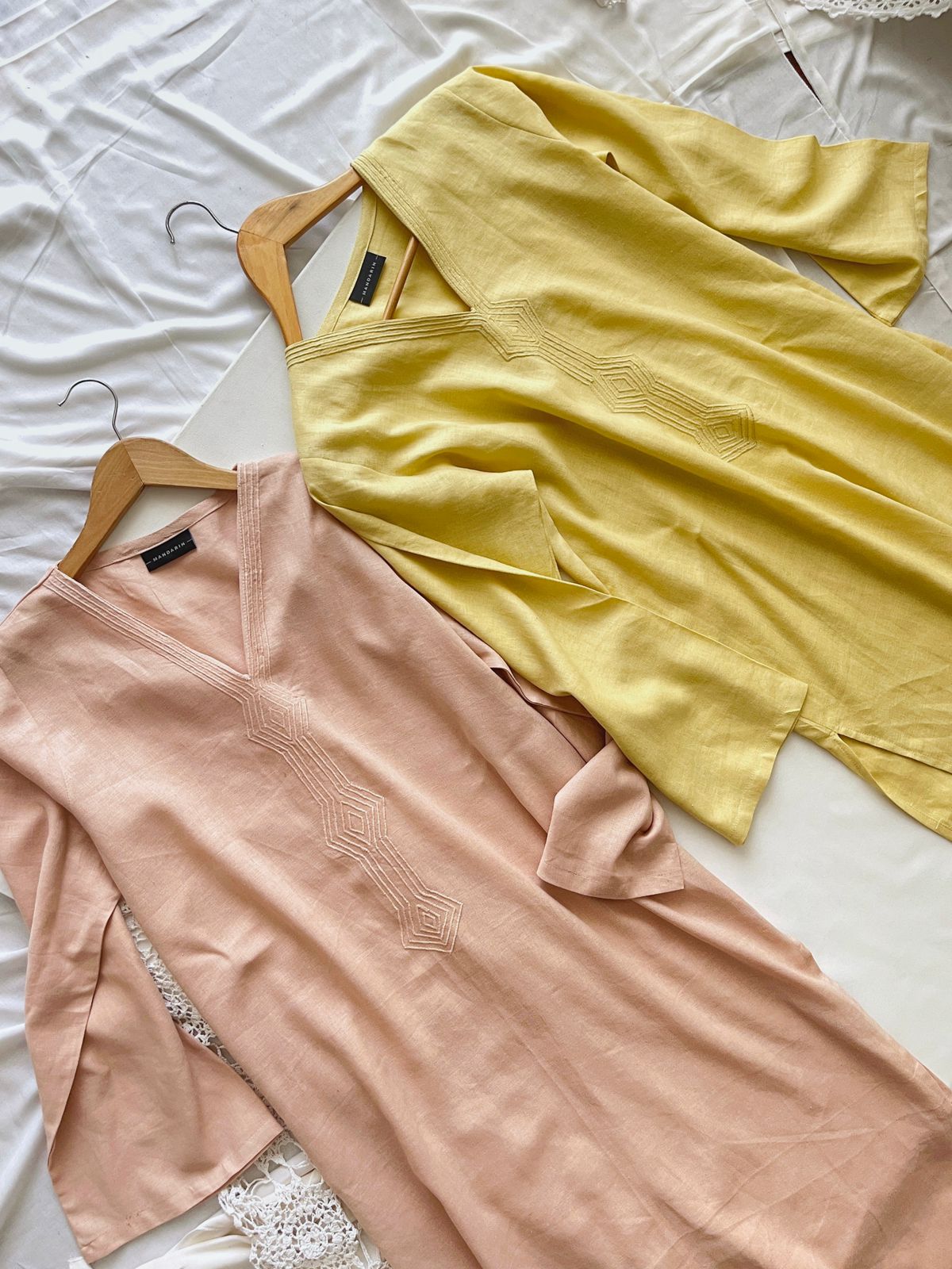 Pastel Linen Tops | Elegant Modest Fashion with Subtle notes