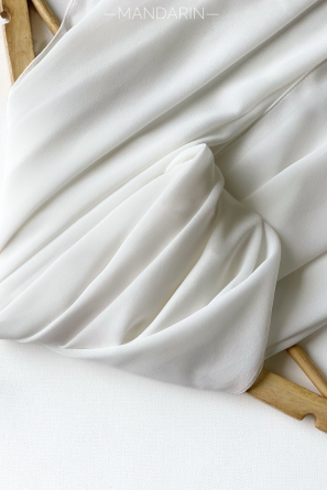 Premium Georgette Shawl-Off White