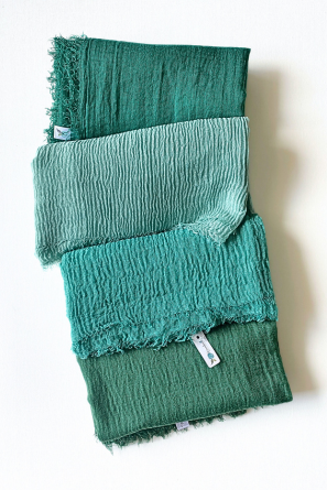 Viscose crimple shawl