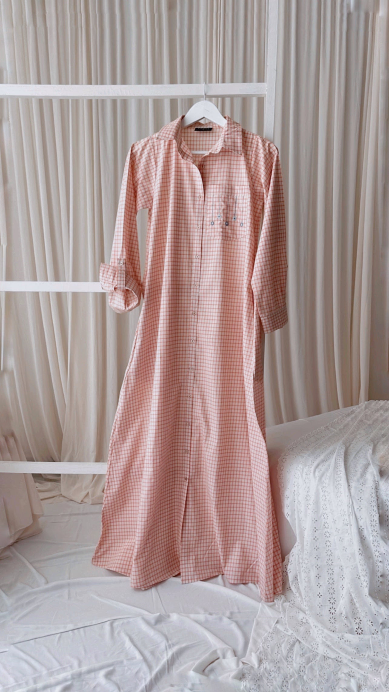 Soft cotton long dress