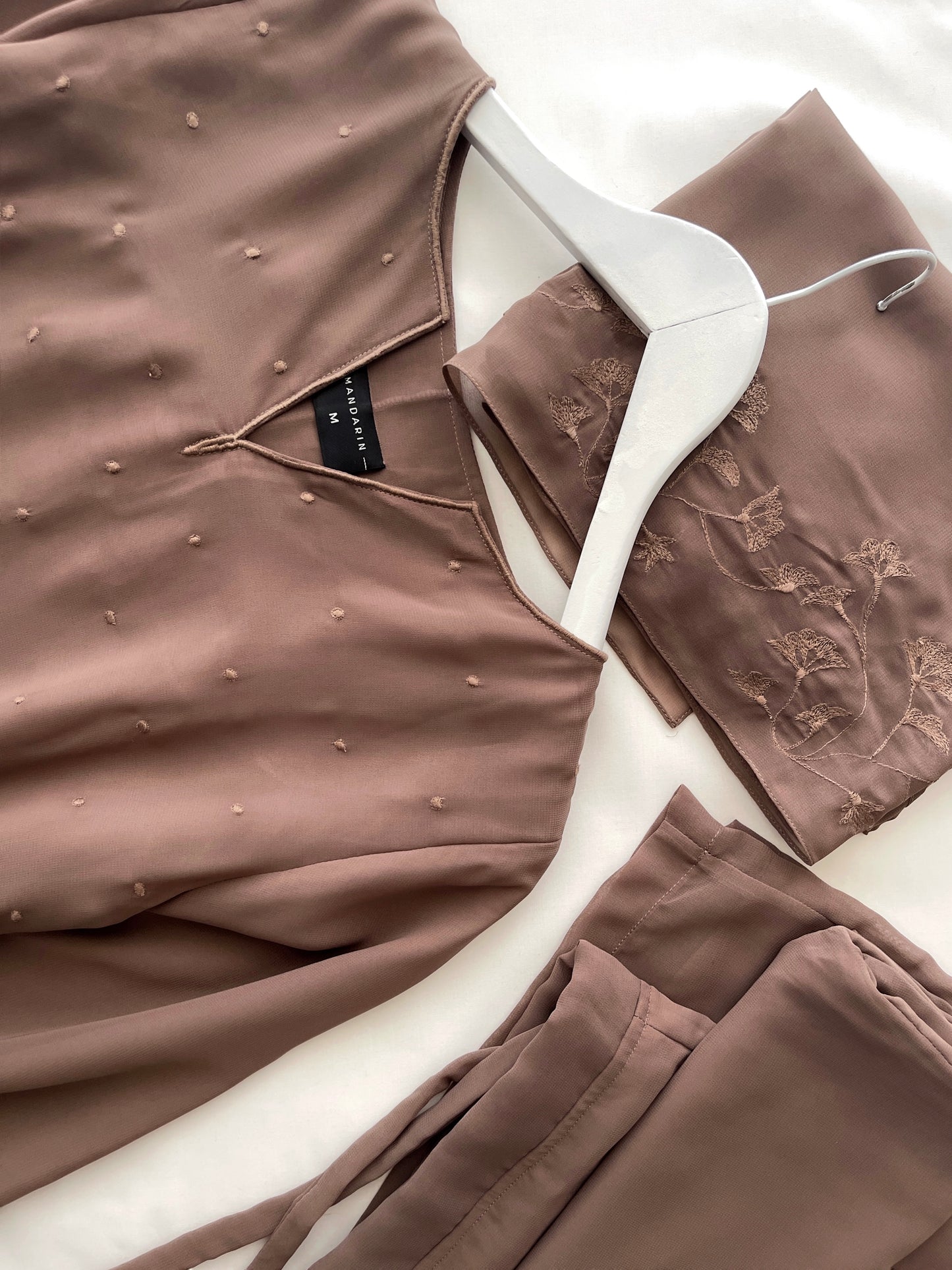 Lush 3 piece embroidered sets