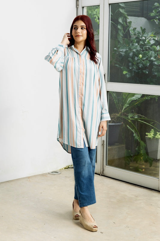 Luna - Printed shirt top