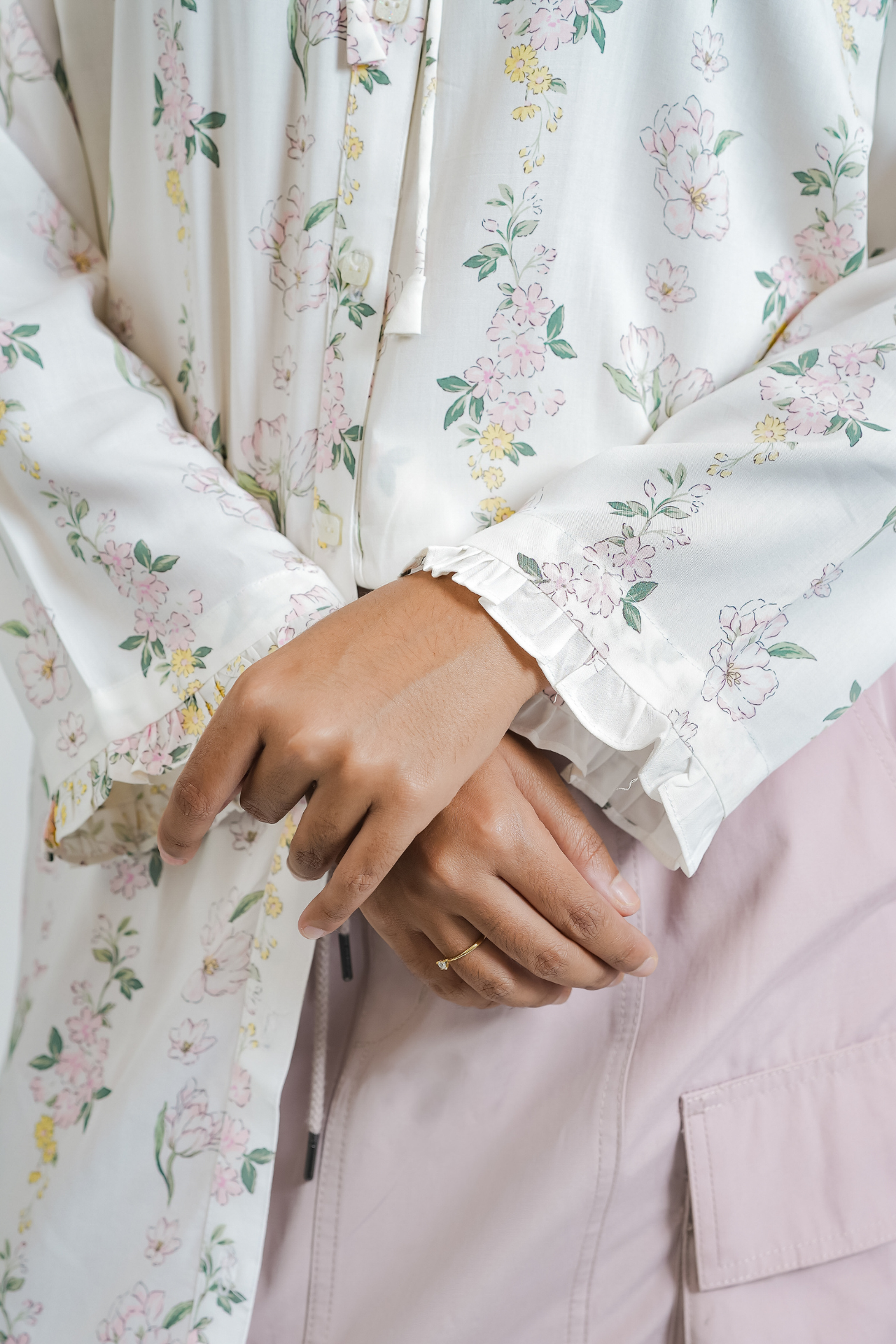Floral top - PINK PETALS