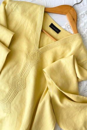 Pastel Linen Tops | Elegant Modest Fashion with Subtle notes