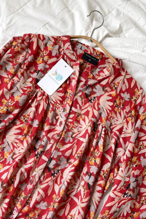 Floral Voile Top