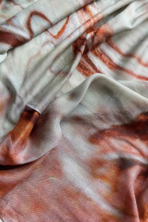 Printed Modal shawls- Brown tones